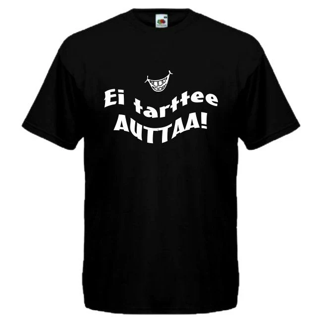 T-PAITA musta - Ei tarttee auttaa. (00 438)