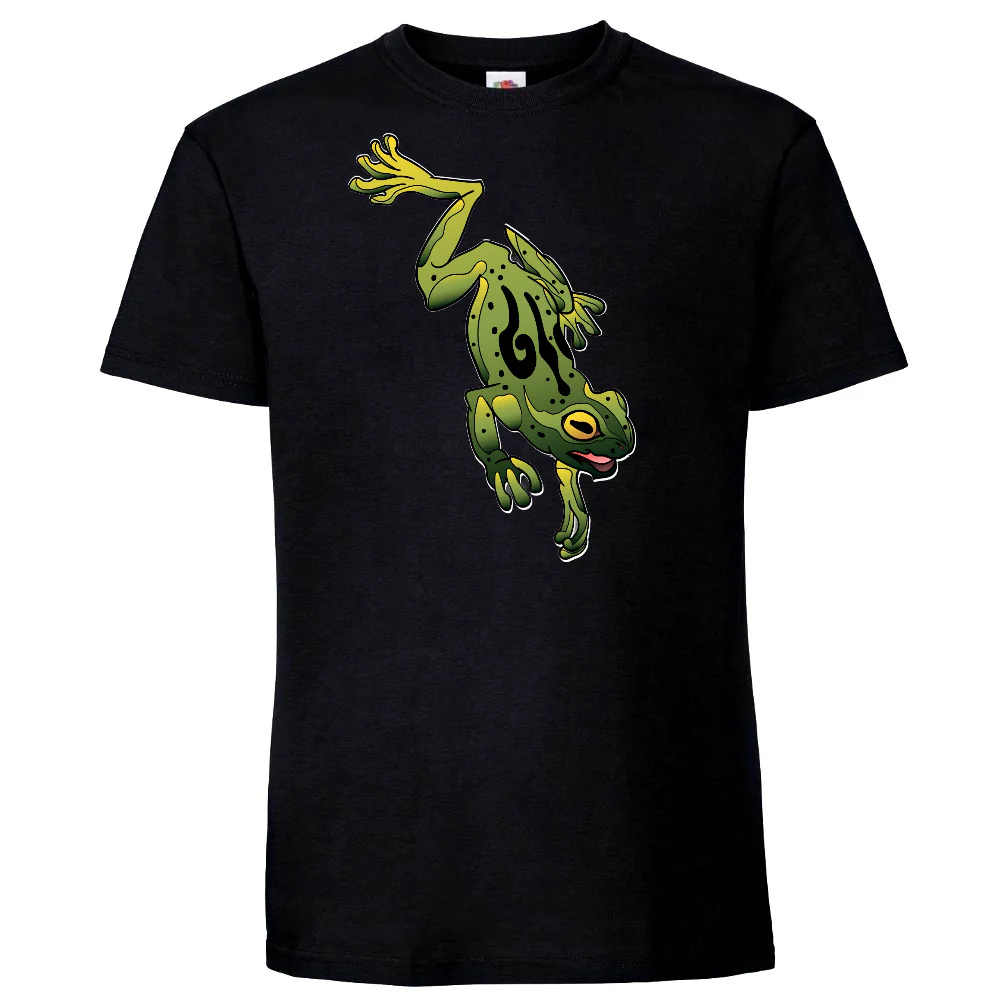 T-PAITA MUSTA - FROG VIBES (00 759)