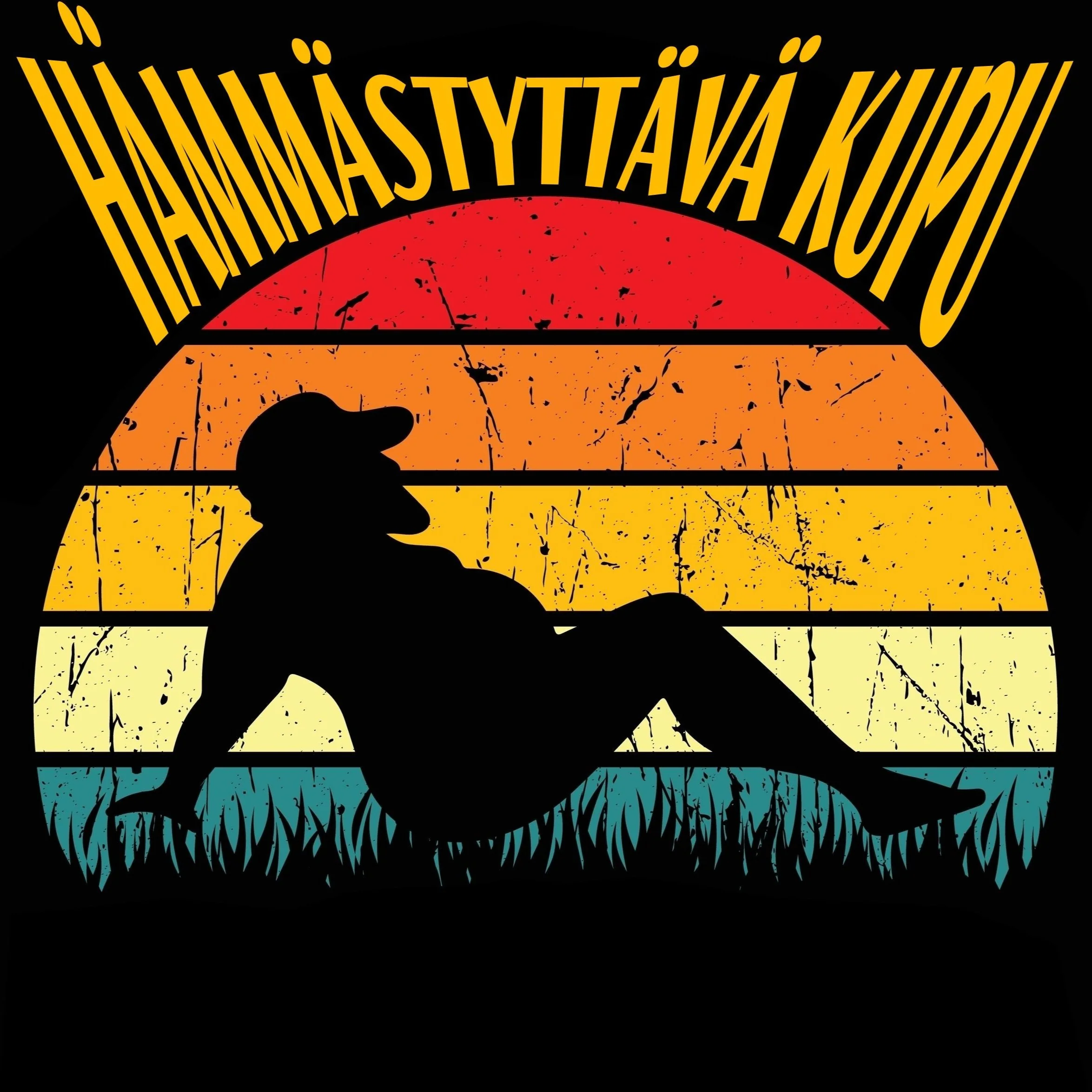 T-PAITA MUSTA - HĂMMĂSTYTTĂVĂ KUPU - KAMALA LUONNE - Image 2