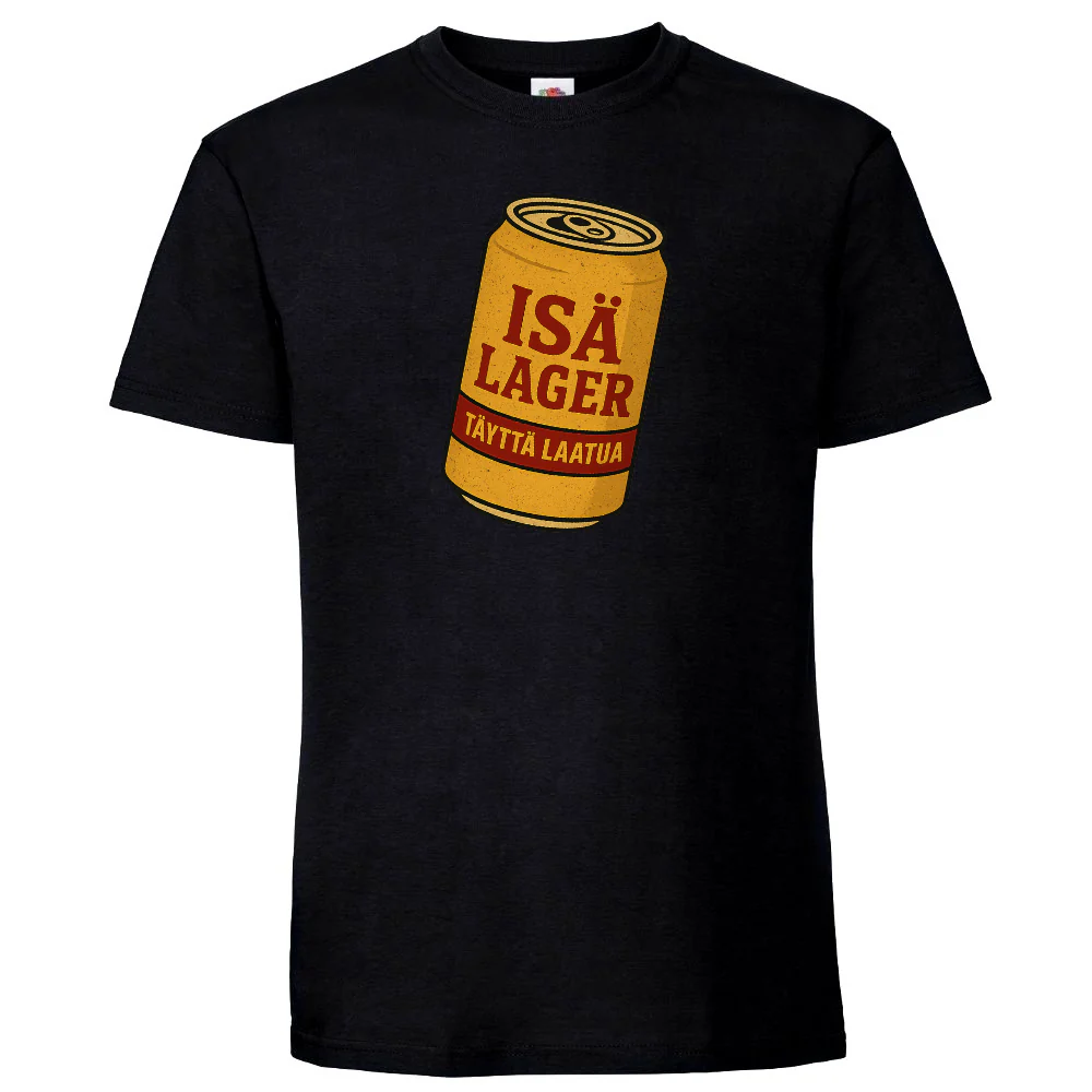 T-PAITA musta - IsĂ€ Lager â TĂ€yttĂ€ laatua! (3161)
