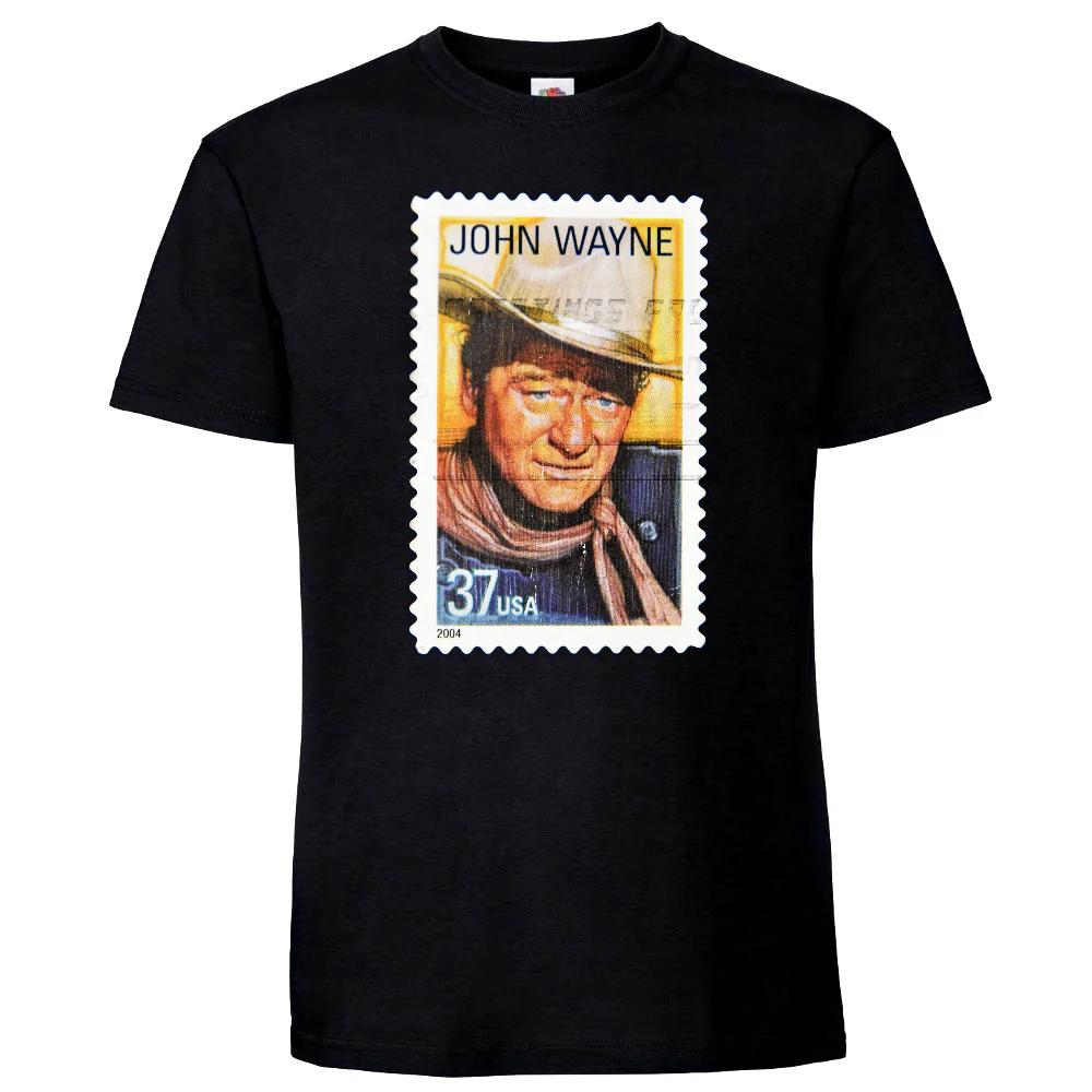 T-PAITA MUSTA - JOHN WAYNE (00 561)
