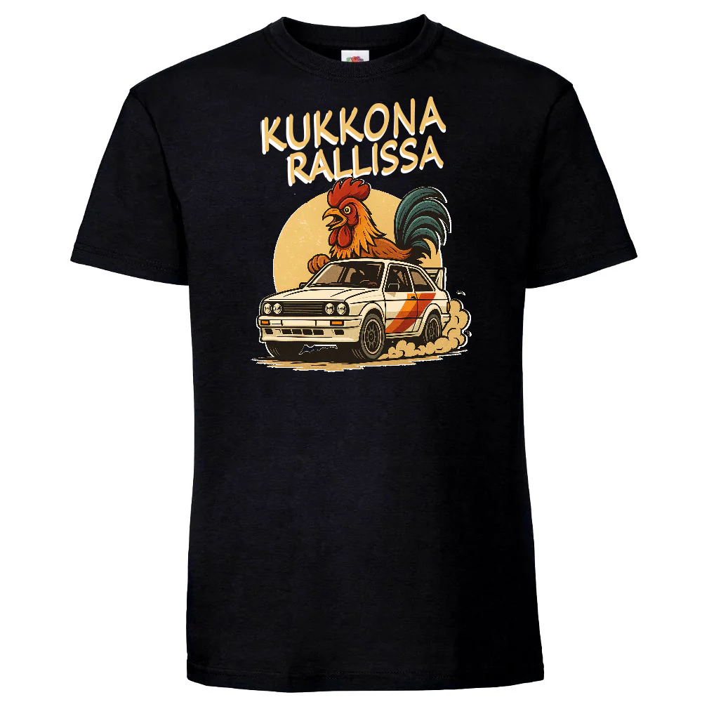 T-PAITA MUSTA - KUKKONA RALLISSA - KAMALA LUONNE (00 248) - Image 2