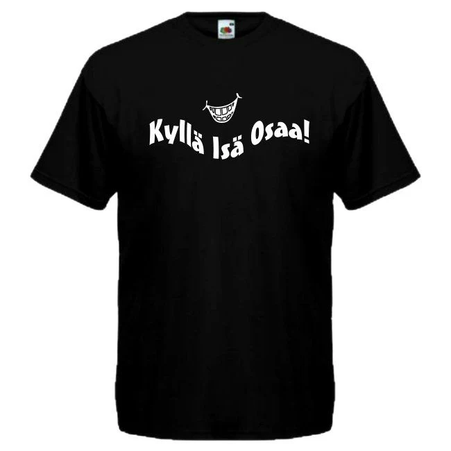 T-PAITA musta - Kyllä isä osaa!