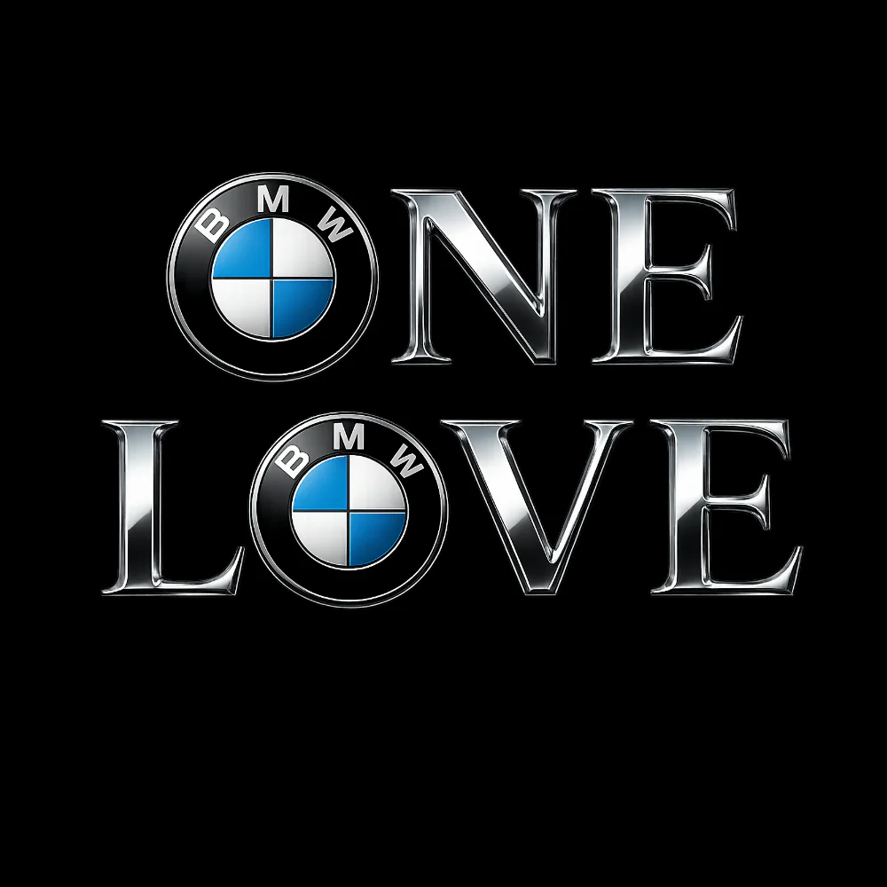 T-PAITA MUSTA - ONE LOVE BMW (00 841) - Image 2