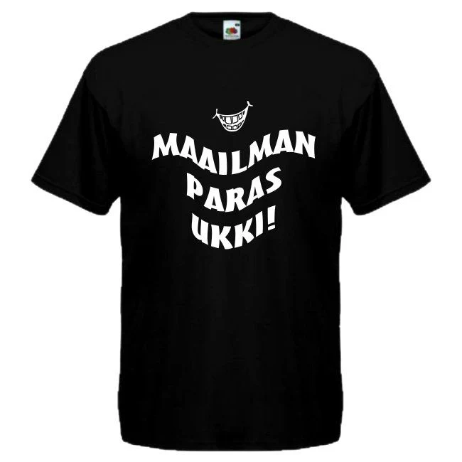 T-PAITA musta -  Maailman paras ukki! (00 2426)