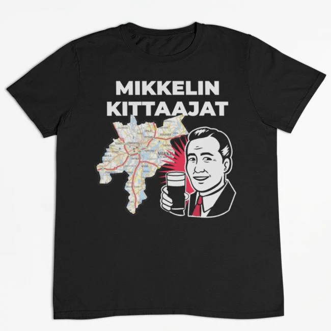 T-PAITA MUSTA - MIKKELIN KITTAAJAT - KAMALA LUONNE (00 1029)