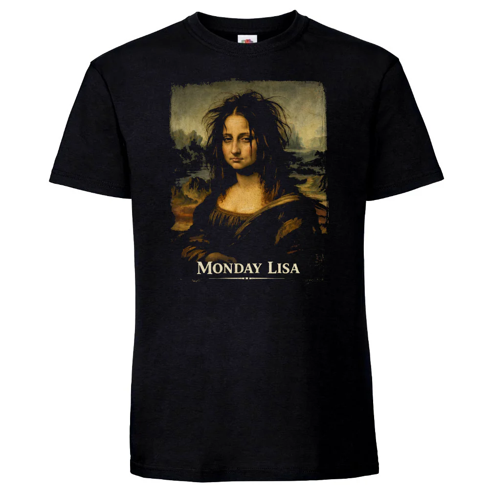 T-PAITA MUSTA - Monday Lisa (3227)