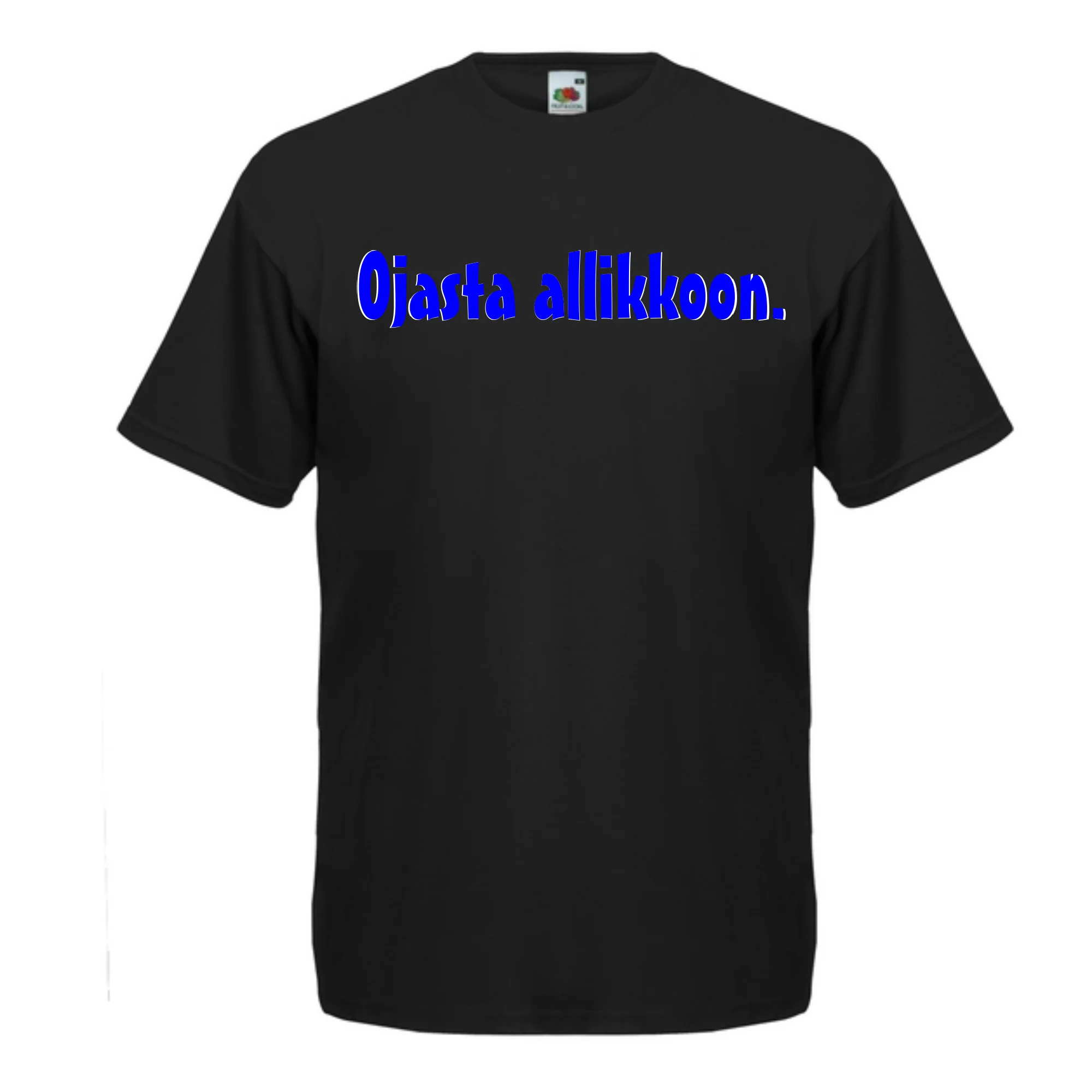 T-PAITA musta - Ojasta allikkoon. (5019)