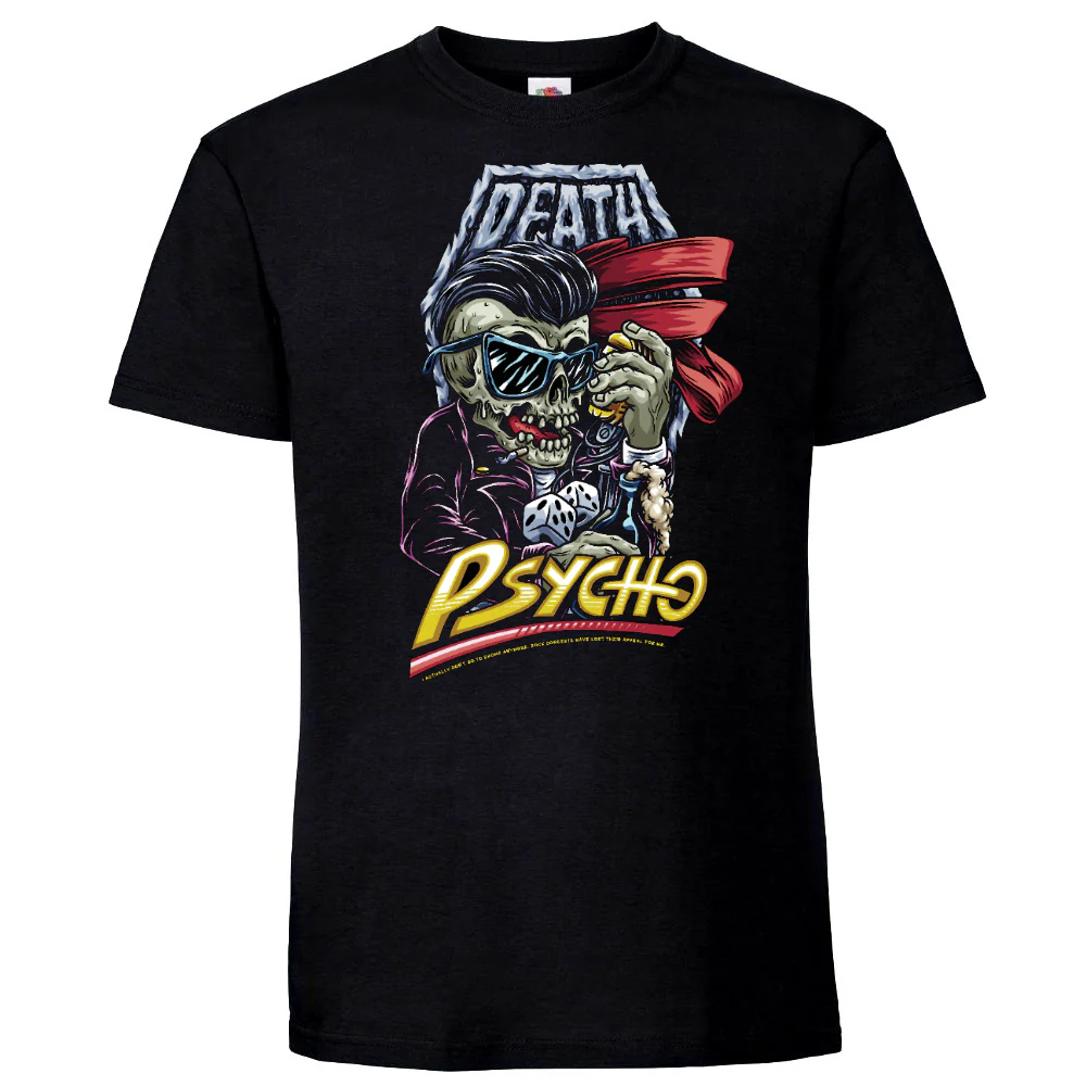T-paita musta - PSYCHO â Death Style