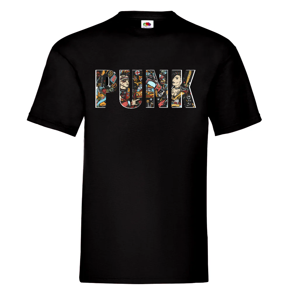 T-PAITA musta - PUNK