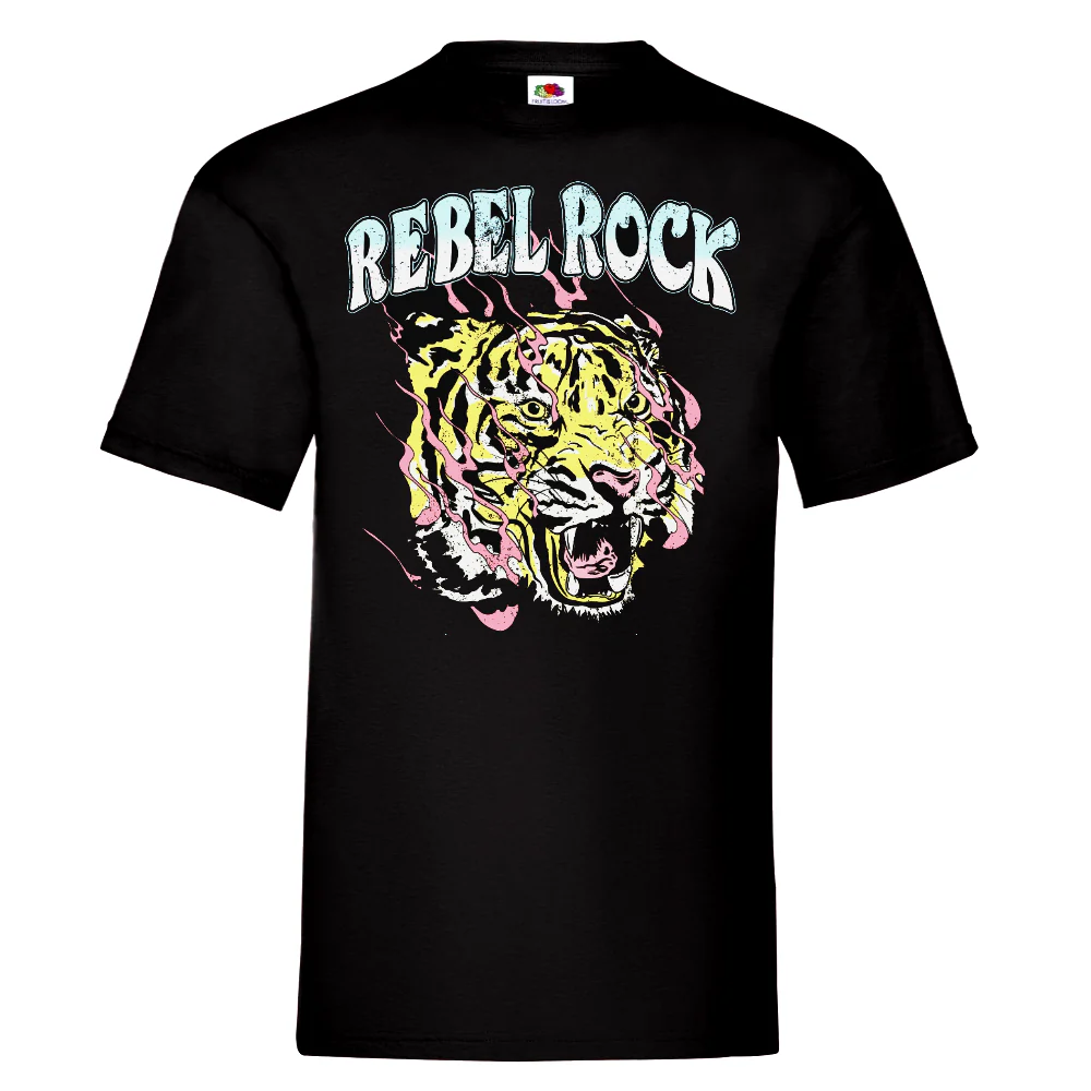 T-PAITA musta - REBEL ROCK (2908)