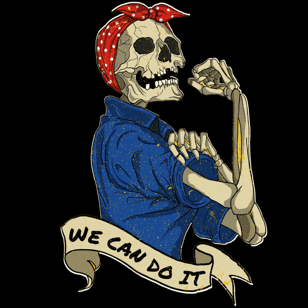 T-PAITA MUSTA - Rebel Rosie (00 3250) - Image 2