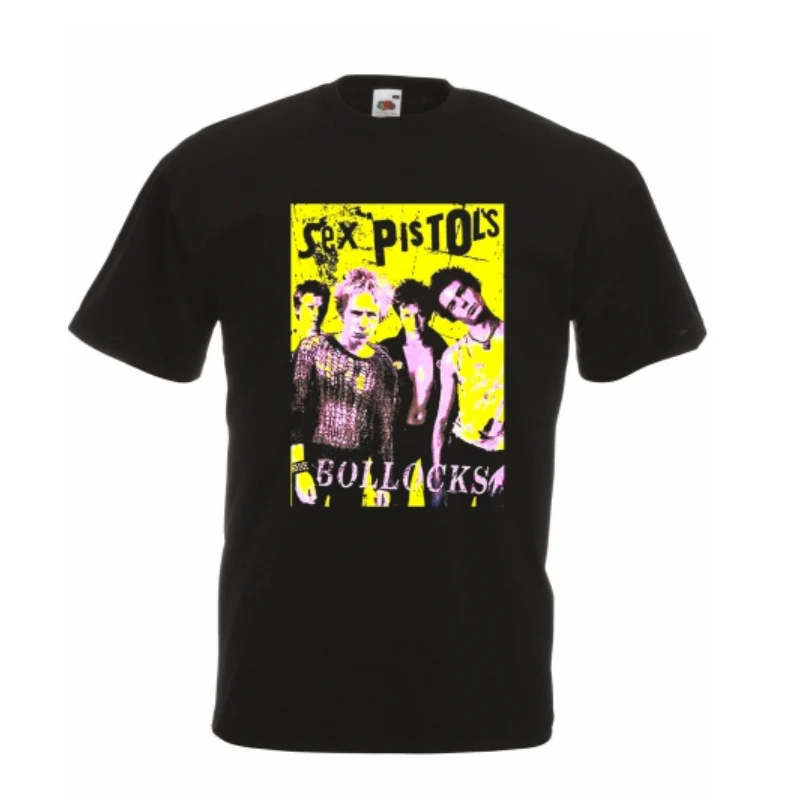 T-PAITA MUSTA - SEX PISTOLS - BOLLOCKS (2643)