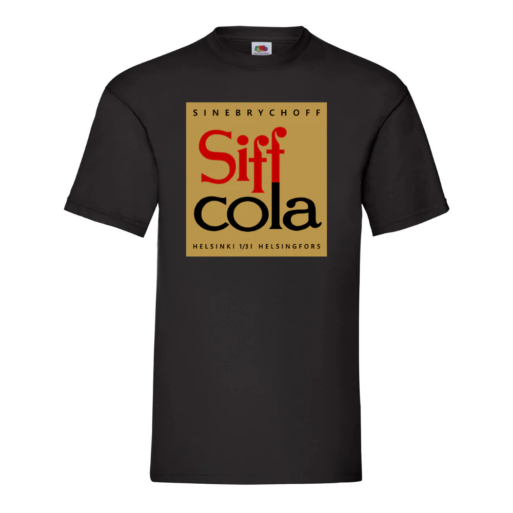 T-PAITA musta - Siff Cola (3007)