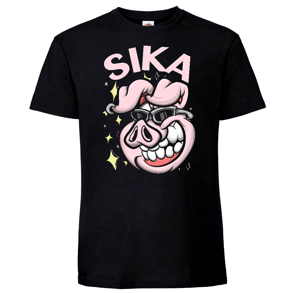 T-PAITA MUSTA - SIKA (3524)