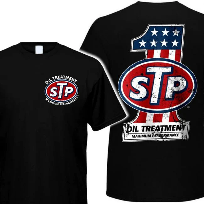 T-PAITA musta - STP AMERICAN NO. 1