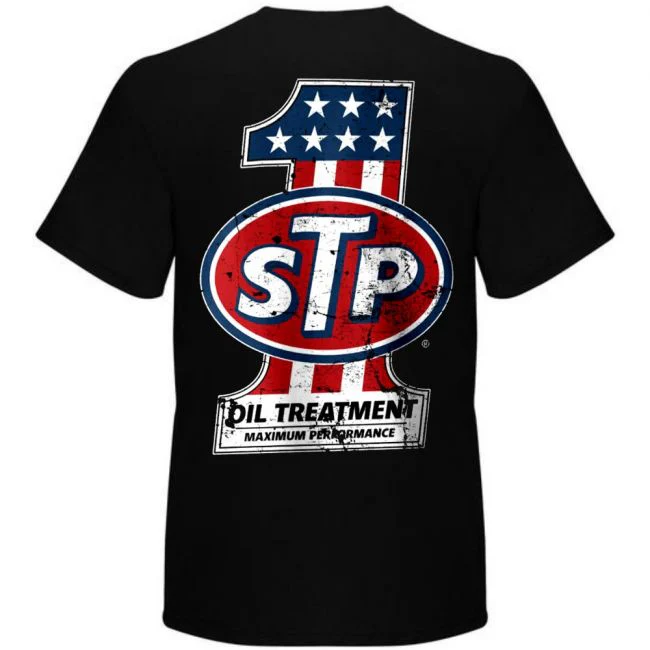 T-PAITA musta - STP AMERICAN NO. 1 - Image 3