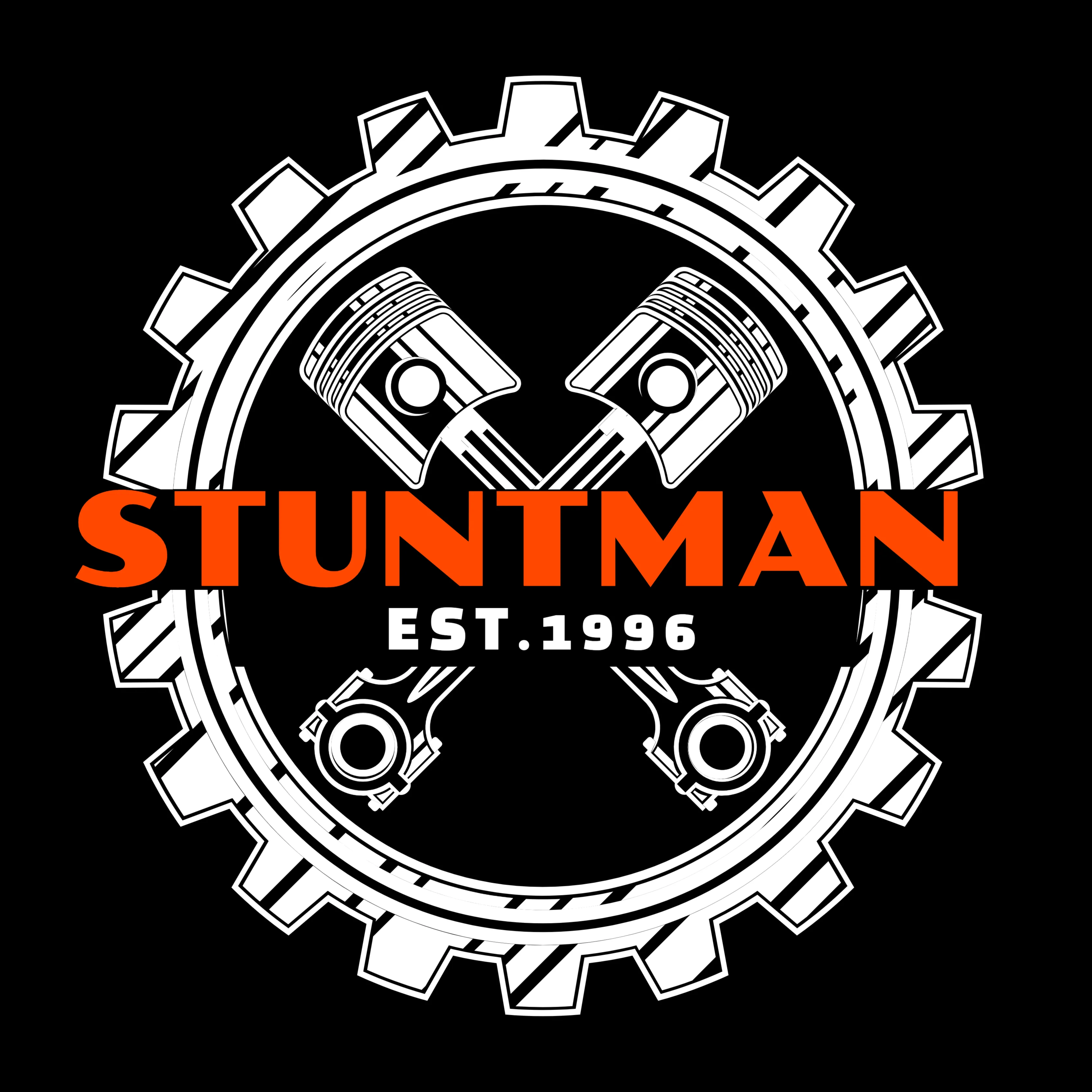 T-PAITA MUSTA - STUNTMAN RENGAS (00 263) - Image 2