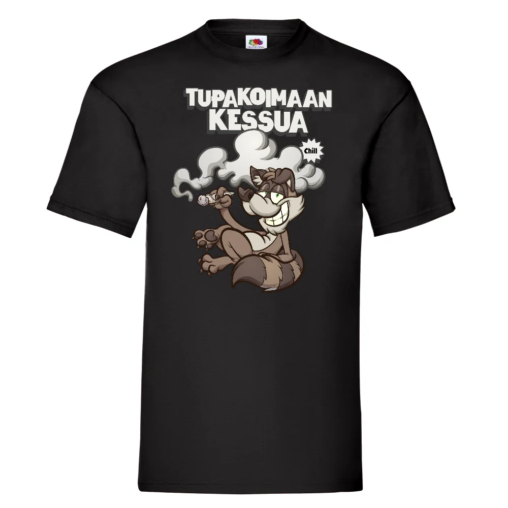 T-PAITA MUSTA - TUPAKOIMAAN KESSUA - KAMALA LUONNE (2847)