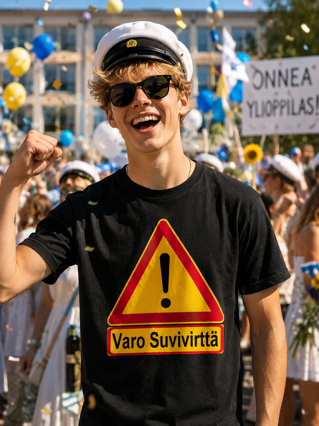 T-PAITA MUSTA - VARO SUVIVIRTTĂ