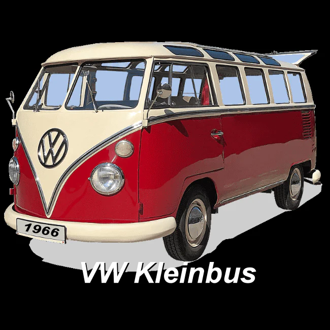 T-PAITA MUSTA - VW KLEINBUS (00 3015) - Image 2