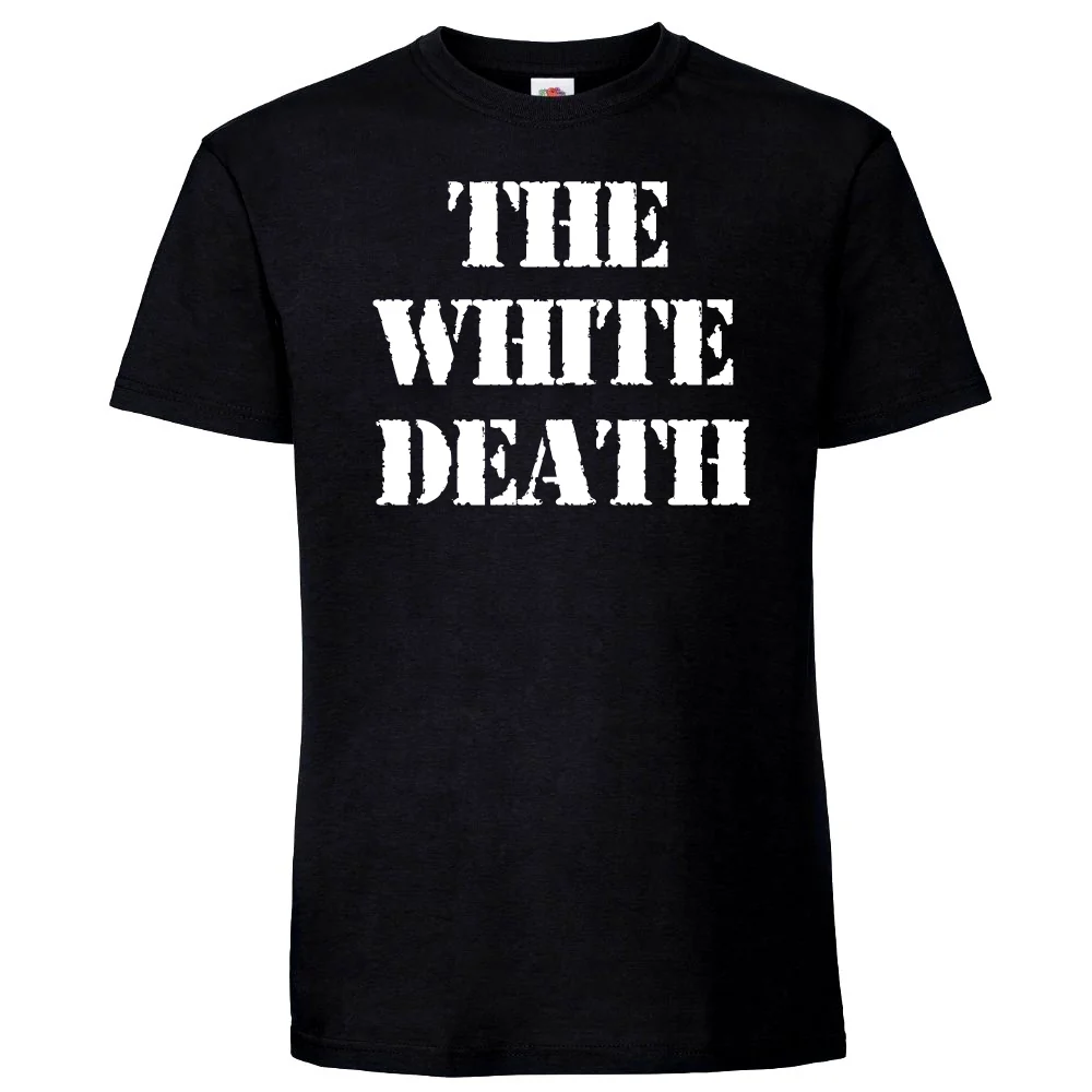 T-PAITA MUSTA - THE WHITE DEATH (00 2148) - Image 2