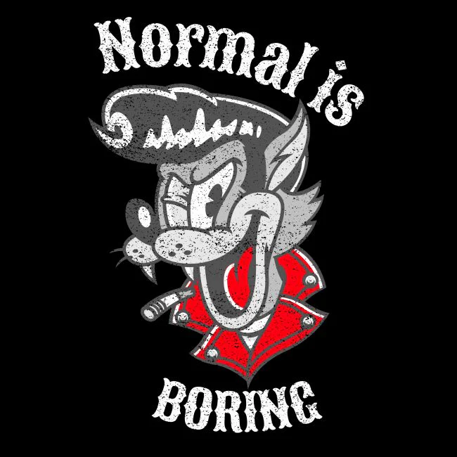 T-Paita - NORMAL IS BORING - SPEED KINGS (00 1031) - Image 3