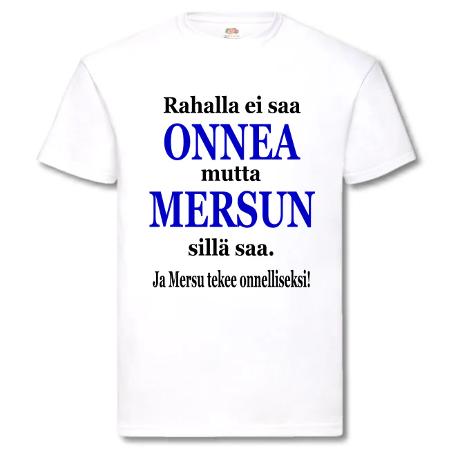 T-PAITA - ONNI MERSU VALKOINEN (2070)