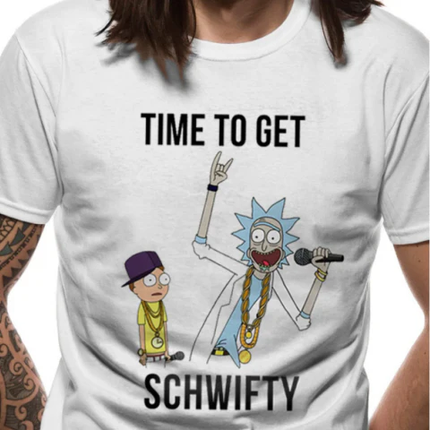 T-PAITA - RICK & MORTY - TIME TO GET (LF8424)