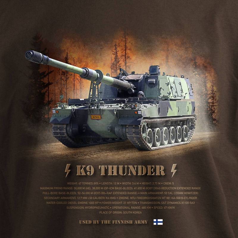 T-PAITA ruskea - DC K9 Thunder Panssari T-paita - Image 2