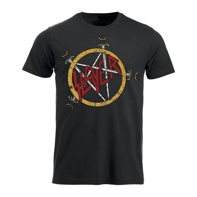 T-PAITA - SLAYER Pentagram distressed (LF8620)