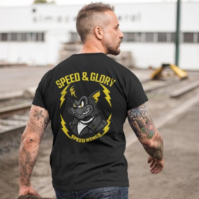 T-Paita - SPEED & GLORY - SPEED KINGS (00 440)