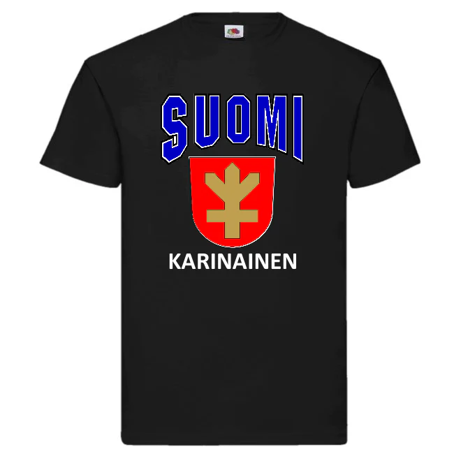 T-PAITA - SUOMI VAAKUNA - KARINAINEN