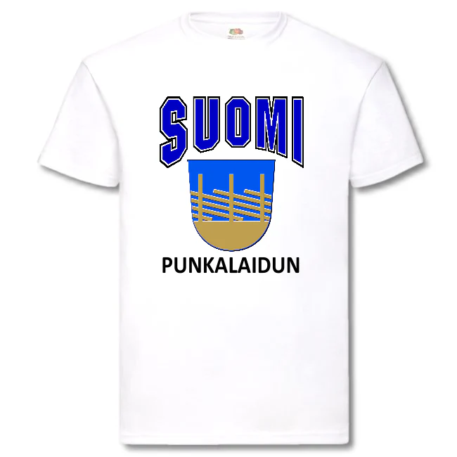 T-PAITA - SUOMI VAAKUNA - PUNKALAIDUN