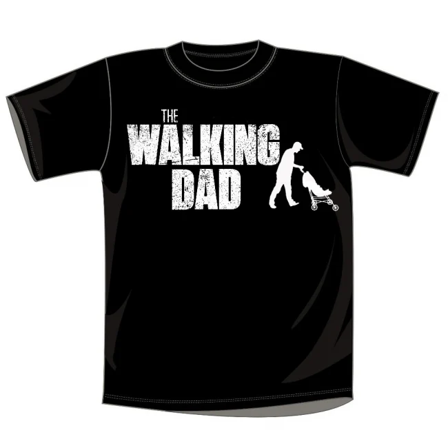 T- PAITA MUSTA - THE WALKING DAD (00 2567)
