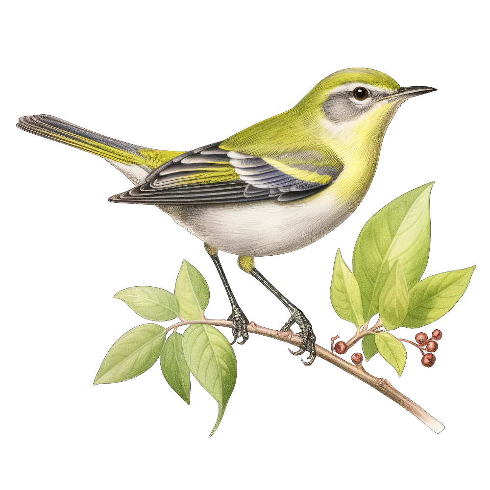 Tennessee warbler bird 1- paitakuva