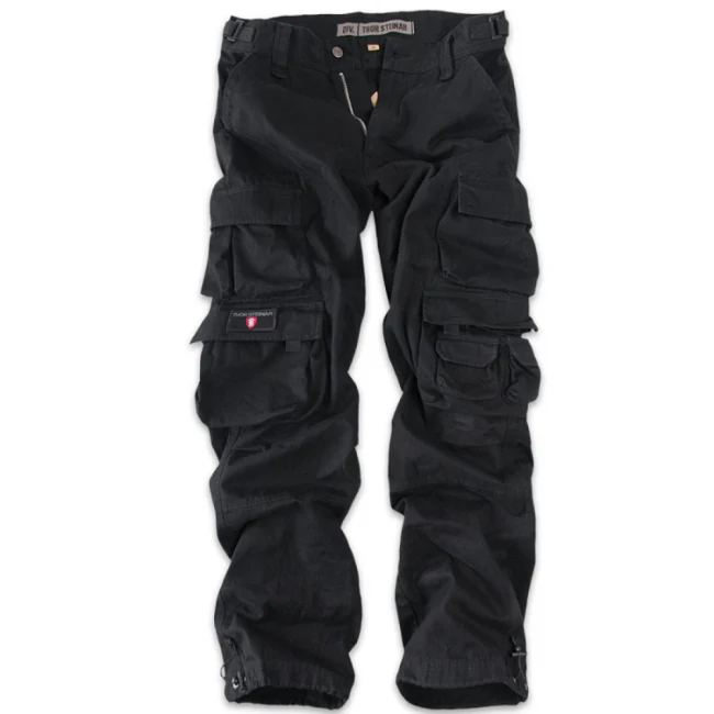 THOR STEINAR - Cargohose Ken - musta - pituus 32" - Image 6