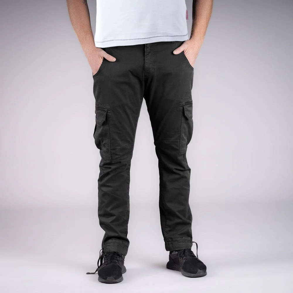 THOR STEINAR - Cargopants Forsund - musta - pituus 34"
