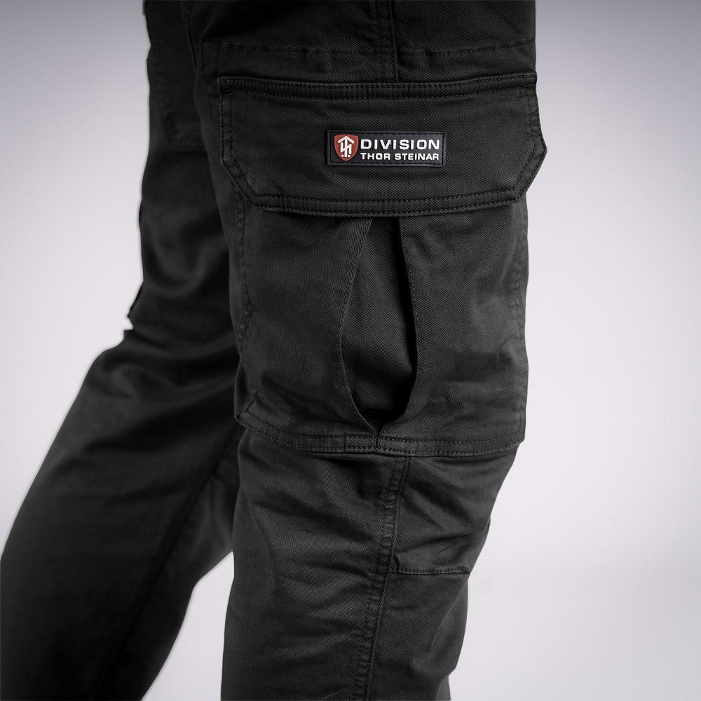 THOR STEINAR - Cargopants Forsund - musta - pituus 34" - Image 2