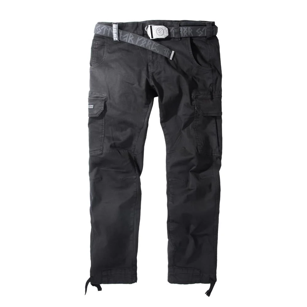 THOR STEINAR - Cargopants Forsund - musta - pituus 34" - Image 5