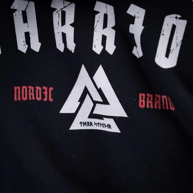 THOR STEINAR - Hooded jacket Nordrevik - vetoketjuhuppari musta - Image 3