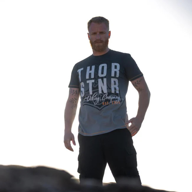 THOR STEINAR - T-paita musta - Hammer - Image 3