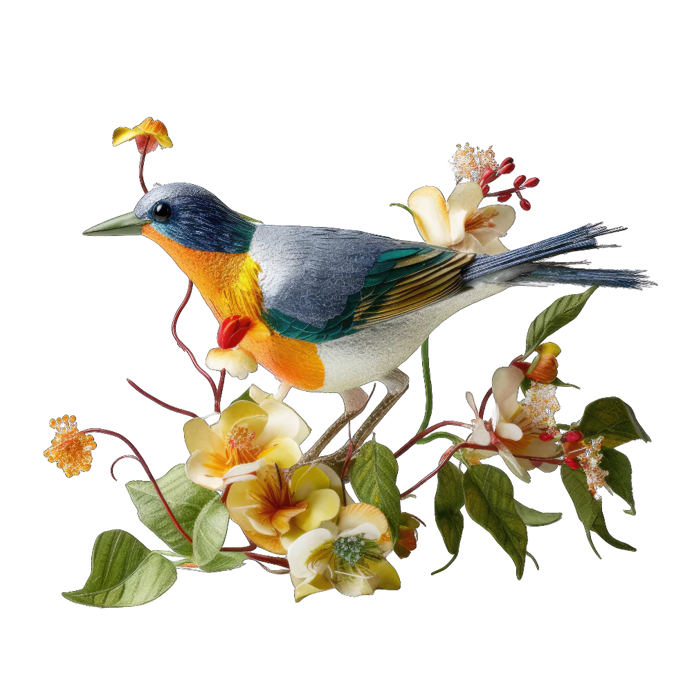 Tropical parula bird 1- paitakuva