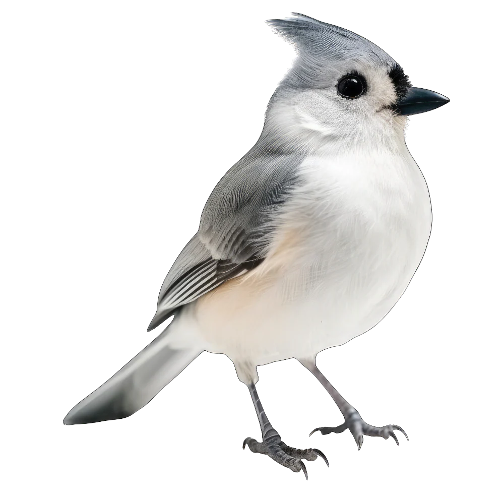 Tufted titmouse bird 1- paitakuva
