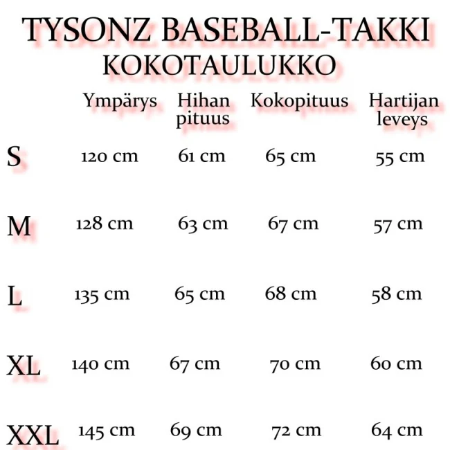 TYSONZ BASEBALL TAKKI: nahkahihoilla Mu/Va - Image 3
