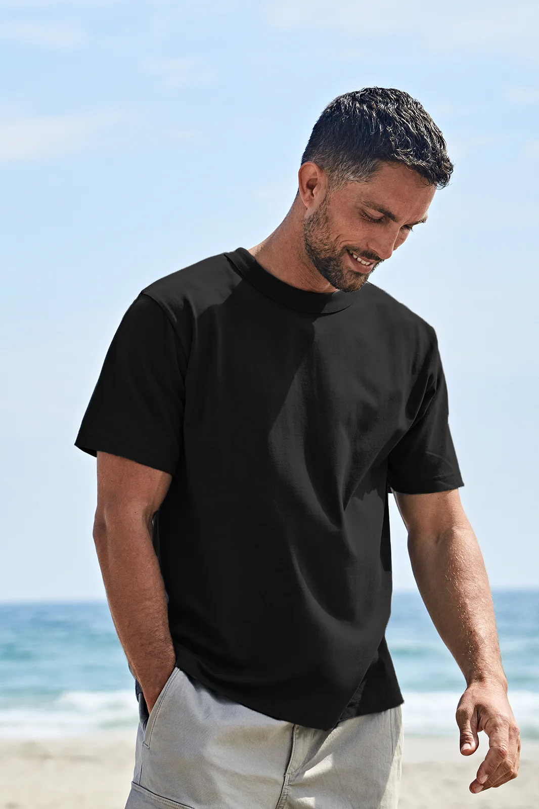 UNLABELED LOOSE FIT TEE