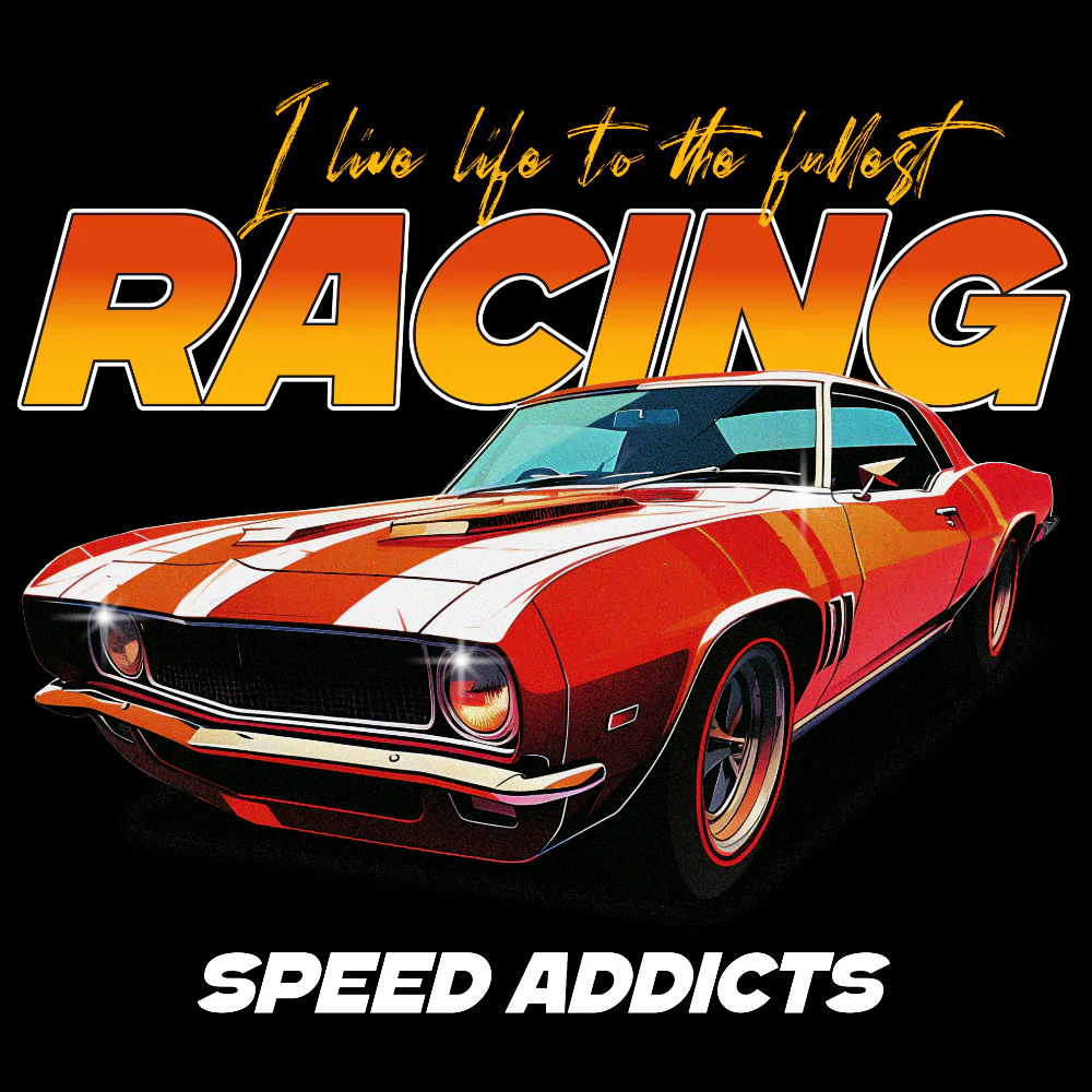 VAUHTI HUPPARI MUSTA - RACING SPEED ADDICTS (00 3518) - Image 2