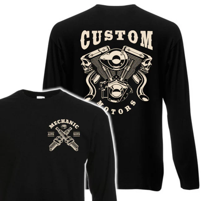 VAUHTI Pitkähihainen Paita - custom skull (00 3082)