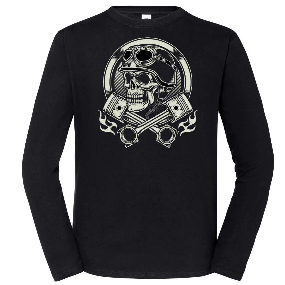 VAUHTI Pitkähihainen Paita - SKULL (00 82)