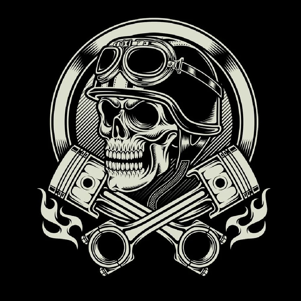 VAUHTI Pitkähihainen Paita - SKULL (00 82) - Image 2
